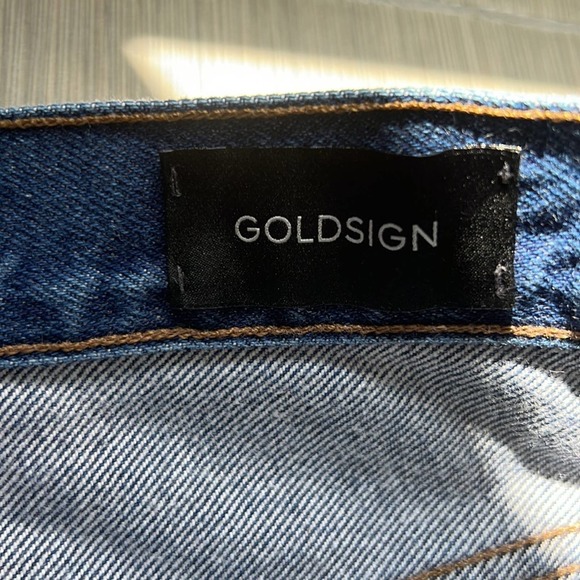 Goldsign straight blue jeans Size - 30 Waist - Picture 5 of 9